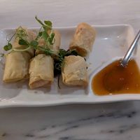 Vegetable Spring Rolls at HAKS in Harrogate