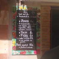 Food menu at Le Vegetarien in Villefranche-de-conflent