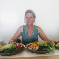 Kaya, the lovely host and cook at De Wilde tijm at Wilde Tijm in Kruisem