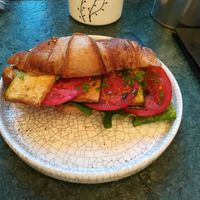 Tofu croissant at Raw to Go Kitchen in Moscow
