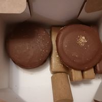 Chocolate bars at Raw to Go Kitchen in Moscow