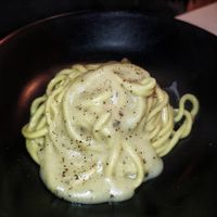 Cacio e pepe at Green Corner in Lodi