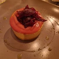 Cheesecake salata di lupini con crema di cipolle at Green Corner in Lodi