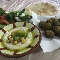 Hummus  at Hashem in Amman