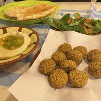 Yummy falafels  at Hashem in Amman