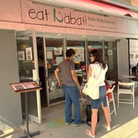 Outside at Eat Nabati in Toronto