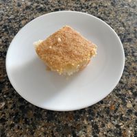 Basbousa dessert at Eat Nabati in Toronto