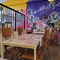 Indoor seating at Eat Nabati in Toronto