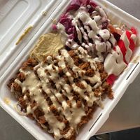 Vegan shawarma bowl  at Eat Nabati in Toronto