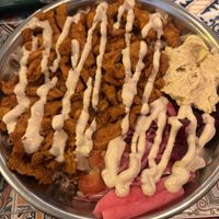 Chicken schwarma   at Eat Nabati in Toronto