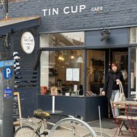   at Tin Cup Cafe in Brooklyn