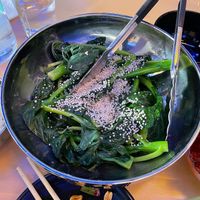 Chinese broccoli   at Mission Chinese in Brooklyn