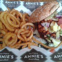 'Pulled pork' vegan burger at Annie's Burger Shack in Nottingham