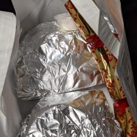 Xmas special to take away at Annie's Burger Shack in Nottingham