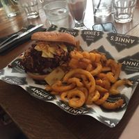 North Carolina (pulled jackfruit) at Annie's Burger Shack in Nottingham