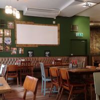 Decor at Annie's Burger Shack in Nottingham