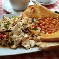 Tofu scramble at Annie's Burger Shack in Nottingham