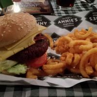 Burger at Annie's Burger Shack in Nottingham