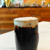 vegan Thai coffee at Thaihey Thaifood in New Orleans