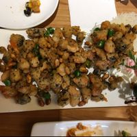 Kung po chicken! at Míng Shèng YǎngShēng Sù 铭圣养生素餐厅 in Shanghai