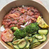 Chili beans bowl  at Takkito in Montpellier