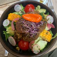 Vegan salad  at Takkito in Montpellier