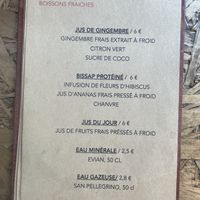 Juices  at Chéri Coco in Pantin