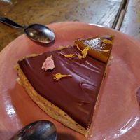 Chocolate passionfruit tarte at Chéri Coco in Pantin
