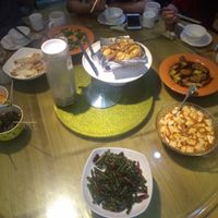 We ordered so much foods with friends. Everything was all vegan and super delicious! Anything you order is sure to be a treat! at Healthy Home in Shanghai