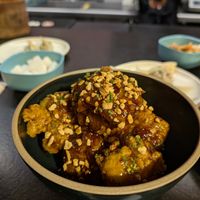 korean fried cauliflower at Mama Uma in Madrid