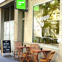 Store view with outside sitting  at Avocado Club in Bratislava