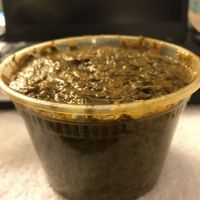 Large portions- vegan Aloo Saag   at Mr. Tandoori in Pueblo