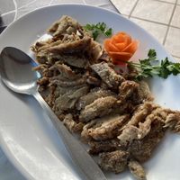 vegan "duck"  at Chino China Town in Fuerteventura
