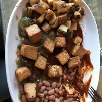 Huevos rancheros   at Flying Star Cafe in Albuquerque