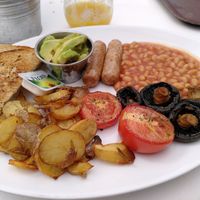 The all day breakfast (October 2022) at Merrivale Tea Rooms in Great Yarmouth