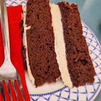 Vegan Caramel Cake at Merrivale Tea Rooms in Great Yarmouth