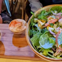 Huge salad of the day  at The Sound Lounge in Sutton