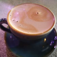 Decent decaff at The Sound Lounge in Sutton