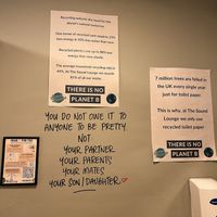 In the loo    at The Sound Lounge in Sutton