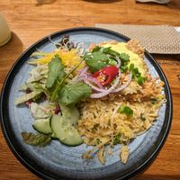 Mittagsmenü: Bratreis mit Tofu (ohne Ei) at Vietfresh in Jena