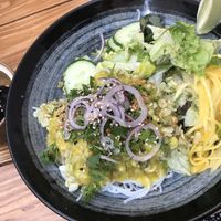 Bun with crispy tofu at Vietfresh in Jena