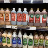 Range of sauces   at Asia Market in Dublin