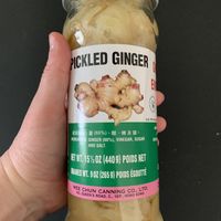 Pickled gingerr  at Asia Market in Dublin