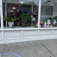 Outside  at Crust Vegan Bakery in Philadelphia