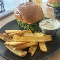 Beyond burger  at Green One BTC in Ljubljana