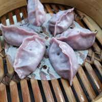 Vegan dumplings at Nine Dumplings Nine Dishes in Vancouver