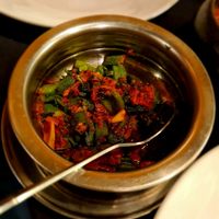 Okra - vegetable side at The Curry House in Shrewsbury