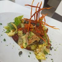 Ensalada del chef (el plato es hondo y tiene bastante cantidad) at Phoenix Belgian Vegg in Malaga
