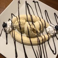 Banana Split  at Phoenix Belgian Vegg in Malaga