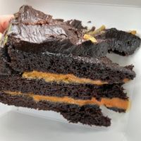 Chocolate Orange Cake at The Midge Bite Cafe in Achnasheen